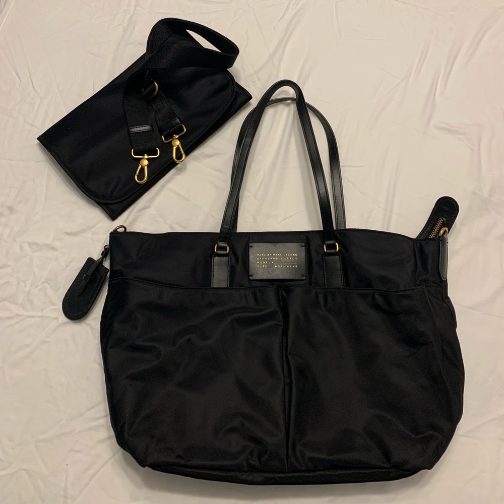 MARC BY MARC JACOBS Preppy Legend Elizababy Nylon Baby Bag - Black